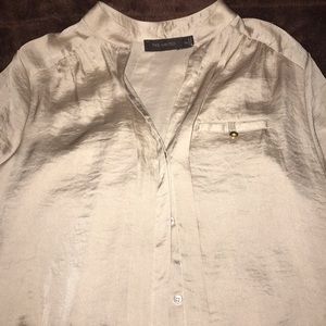 The Limited tan blouse